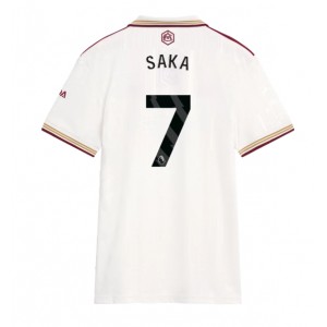 Arsenal Bukayo Saka #7 Jalkapallovaatteet Naisten Kolmaspaita 2025-26 Lyhythihainen